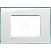 LivingLight Рамка прямоугольная 3 поста Морская вода (LNA4803KA) - артикул LNA4803KA