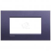 LivingLight Рамка прямоугольная 4 поста Синий шелк (LNA4804CB) - артикул LNA4804CB