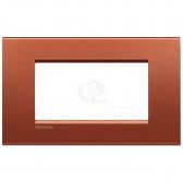 LivingLight Рамка прямоугольная 4 поста Красный шелк (LNA4804RK) - артикул LNA4804RK