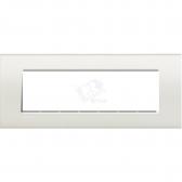 LivingLight Рамка прямоугольная 7 постов Белый (LNA4807BI) - артикул LNA4807BI