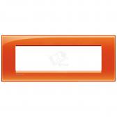 LivingLight Рамка прямоугольная 7 постов Оранжевый (LNA4807OD) - артикул LNA4807OD