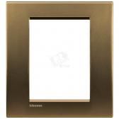 LivingLight Рамка прямоугольная 3+3 модуля Бронза (LNA4826BZ) - артикул LNA4826BZ