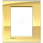 LivingLight Рамка прямоугольная 3+3 модуля Золото (LNA4826OA) - артикул LNA4826OA
