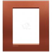 LivingLight Рамка прямоугольная 3+3 модуля Красный шелк (LNA4826RK) - артикул LNA4826RK