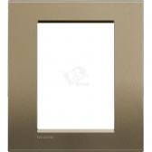 LivingLight Рамка прямоугольная 3+3 модуля Коричневый шелк (LNA4826SQ) - артикул LNA4826SQ