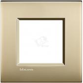 LivingLight Рамка AIR 1 пост Матовое золото (LNC4802OF) - артикул LNC4802OF