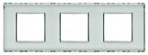 LivingLight Рамка прямоугольная 3 поста Kristall (LND4802M3KR) - артикул LND4802M3KR