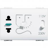 Розетка для бритв с изолирующим трансформатором 230В 50/60Гц (N4177) - артикул N4177