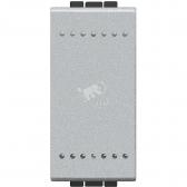 LivingLight Кнопка с винтовыми клеммами 1 модуль алюминий (NT4005N) - артикул NT4005N