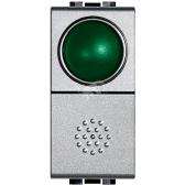 Кнопка 10А 1P-NО + индикатор с зеленым рассеивателем (NT4038V) - артикул NT4038V