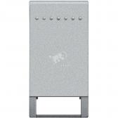LivingLight Клавиша с 1 отверстием для вставки символа 1 модуль алюминий (NT4915TN) - артикул NT4915TN