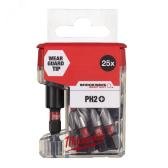 Насадка Milwaukee PH2 25мм (упаковка - 25 шт.) (дисплей - 5 шт.) (4932479856) - артикул 4932479856