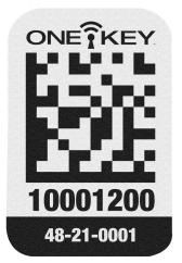 Метки пластиковые малые ONE-KEY (упаковка - 200 шт.) (4932480559) - артикул 4932480559