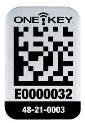 Метки металлические малые ONE-KEY (упаковка - 100 шт.) (4932480561) - артикул 4932480561