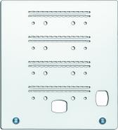 Пластина опорная MG2-MTB 991008 для маркировки клемм MG-CPM-01 (5 x 7 мм) (1SNB991008R0000) - артикул 1SNB991008R0000