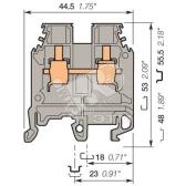 Клемма винтовая 6мм.кв. M6/8 (ENT1SNA105004R2200) - артикул ENT1SNA105004R2200