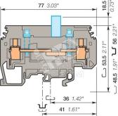 Клемма винтовая 6мм.кв. M6/8.ST3 (ENT1SNA115239R2200) - артикул ENT1SNA115239R2200