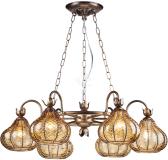 Светильник E14 D75хH23 6x60W старая медь/стекло (A2235LM-6BG) - Arte Lamp, артикул A2235LM-6BG