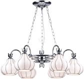 Светильник 6х60WхE14 D75хH23 белый/стекло - Arte Lamp, артикул A2235LM-6WH