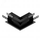 Коннектор угловой для встраиваемого шинопровода LINEA-ACCESSORIES Алюминий Чёрный - артикул A487706