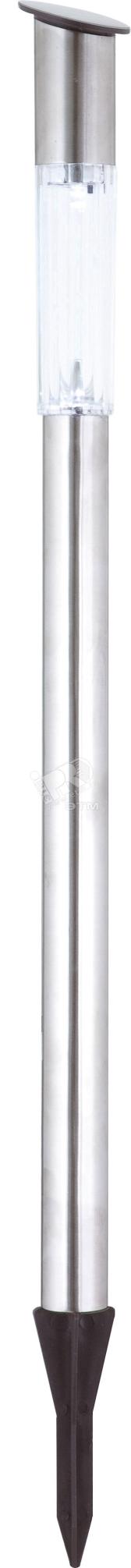 Светильник 1xLED 0.07W 3V Ni MH AA 600mAh 1.2V D50 H700 inkl. солнечная батарея нержавеющая сталь/пластик прозрачный IP44 (33961-3) - артикул 33961-3