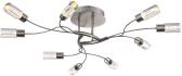 Светильник 9xLEDx5W D88.5хH17.4 incl. 380lm никель матовый/хром/акрил - артикул 56205-9D