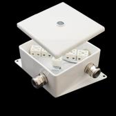 Коробка монтажная огнестойкая КМ-О (2к)-IP66-120х120 два ввода AC (КМ-О (2к)-IP66-120х120 AC) - артикул КМ-О (2к)-IP66-120х120 AC