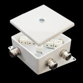 Коробка монтажная огнестойкая КМ-О (6к*60)-IP66-120х120 три ввода ABD (КМ-О (6к*6,0)-IP66-120х120 ABD) - артикул КМ-О (6к*6,0)-IP66-120х120 ABD
