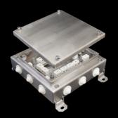 Коробка монтажная огнестойкая КМ-О (32к)-IP54-2020, корпус из нержавеющей стали, количество вводов 12 (КМ-О (32к)-IP54-2020 нерж) - артикул КМ-О (32к)-IP54-2020 нерж