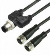 Кабель с разъемом V1-G-BK0,3M-PUR-U-TEE-V1-G - артикул 275513