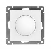 Светорегулятор (Диммер) UNIVersal серия Афина, с/у, 3А, 220В, 500Вт, белый (еврослот) - артикул A0101