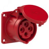 Розетка встраиваемая 16А/400V/3P+E/IP44 (314-6) - артикул 314-6