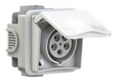 Розетка встраиваемая 16А/400V/3P+N+E/IP44, офисная (00-00024734) - артикул 00-00024734