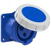 Розетка встраиваемая 32А/230V/1P+N+E/IP67, фланец 75x75 (3232-6) - артикул 3232-6