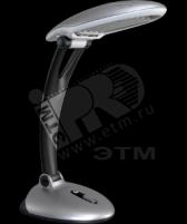 Светильник KT431 настольный 220В24Вт КЛЛ Gx10q с ионизатором (серебро) (KT431 с ионизат,серебр) - артикул KT431 с ионизат,серебр