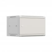 Шкаф настенный телекоммуникационный NTSS W 9U 600х600х500мм. 2 профиля 19. дверь сплошная металл. боковые стенки съемные. разобранный. серый RAL 7035 - артикул NTSS-W9U6060FD-2