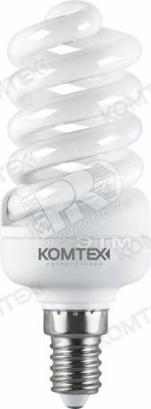 Лампа энергосберегающая КЛЛ 15/840 E14 D40x109 спираль (КЛЛ-С-15-840-E14) - артикул КЛЛ-С-15-840-E14