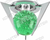 Светильник ИВО-50w 12в,GU5.3,хром,с/с зел.Comtech (VIAL51105Green) - артикул VIAL51105Green