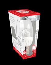 Лампа светодиодная LED Свеча 5Вт Е27 230v 4500K 350лм Экономка - артикул Eco_LED5wCNE2745