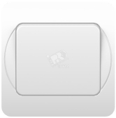 Выключатель одноклавишный SUNNY скрытый, 10А, цвет белый (5021) (1151367) - артикул 1151367