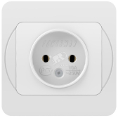 SUNNY Розетка скрытая белая 16А (1151383) - артикул 1151383