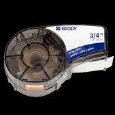 BRADY Лента 19.05mm/6.4m винил черный/ белый - артикул brd142797