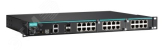 Шасси коммутатора - до 26 портов, 2 x             10/100/1000BaseTX/SFP (Combo), 1 источник питания (110/220 В перем.) - артикул IKS-6726A-2GTXSFP-HV-T