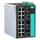 Коммутатор управлемый 16 x 10/100BaseTX, 2 x ComboGigabit (10/100/1000BaseTX или 1000BaseSFP) - артикул EDS-518A