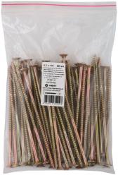 Шуруп универсальный 6х140 потайная головка, остроконечный, желтопассивированный (50шт) (21621-0) - артикул 21621-0