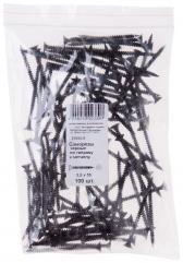 Саморез гипсокартон/металл 3,5х55 черный (100шт) - артикул 22555-0