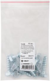 Шуруп DIN571 10х40 сантехнический, шестигранная головка (10шт) (31664-0) - артикул 31664-0
