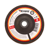Круг лепестковый торцевой, P80, 180х22,2мм | KR-90-0023 | Kranz - артикул KR-90-0023