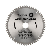 Диск пильный 210 мм х 56 зуб х 30 мм | KR-92-0123 | Kranz - артикул KR-92-0123