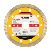 Диск алмазный отрезной Turbo 125x22.2 мм | KR-90-0121 | Kranz - артикул KR-90-0121